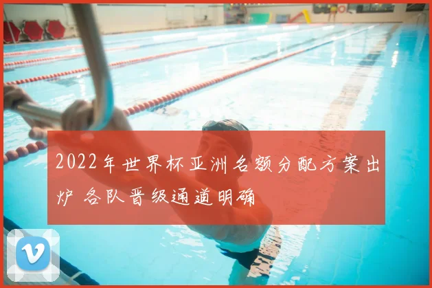 2022年世界杯亚洲名额分配方案出炉 各队晋级通道明确